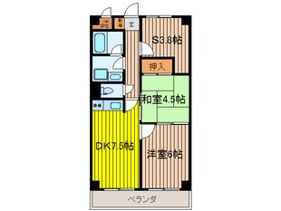 フレアつつじヶ丘の物件間取画像